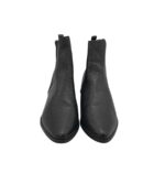 Botine dama Justfab 41, imitatie de piele, negru - imagine 3