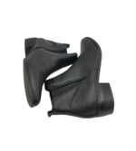 Botine dama Justfab 41, imitatie de piele, negru - imagine 4