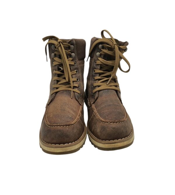 Ghete dama Dockers 42, piele, piele intoarsa, maro - imagine 3
