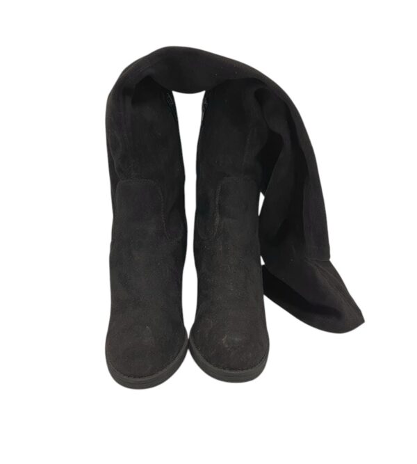 Cizme dama Even&Odd 39, material textil, negru - imagine 3