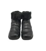 Ghete dama Rieker 37, imitatie de piele, negru, imblanite - imagine 3