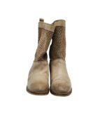 Cizme dama Buffalo 36, piele piele intoarsa, bej - imagine 3