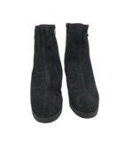 Botine dama Rieker 41, piele intoarsa, negru - imagine 3
