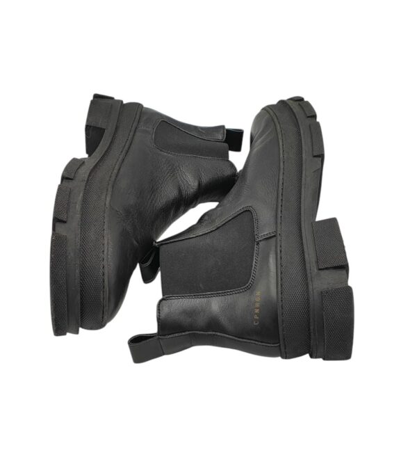 Ghete dama Copenhagen 42, piele, negru - imagine 4