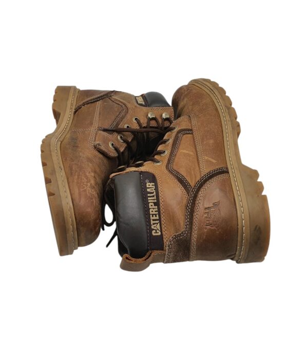 Ghete barbati Caterpillar 43, piele, maro - imagine 4