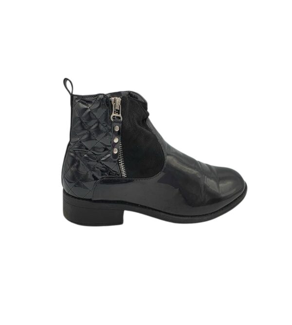 Botine dama Bodyflirt 41, imitatie de piele, negru - imagine 1
