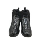 Botine dama Bodyflirt 41, imitatie de piele, negru - imagine 3