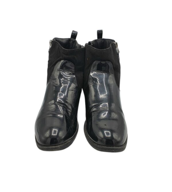 Botine dama Bodyflirt 41, imitatie de piele, negru - imagine 3