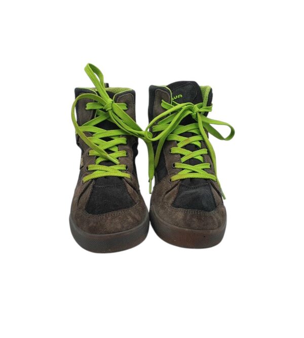 Adidasi copii Lowa 38, material textil, imitatie de piele, gri negru, Gore-tex - imagine 3