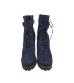 Botine dama Peter Kaiser 39, piele intoarsa, bleumarin - imagine 3