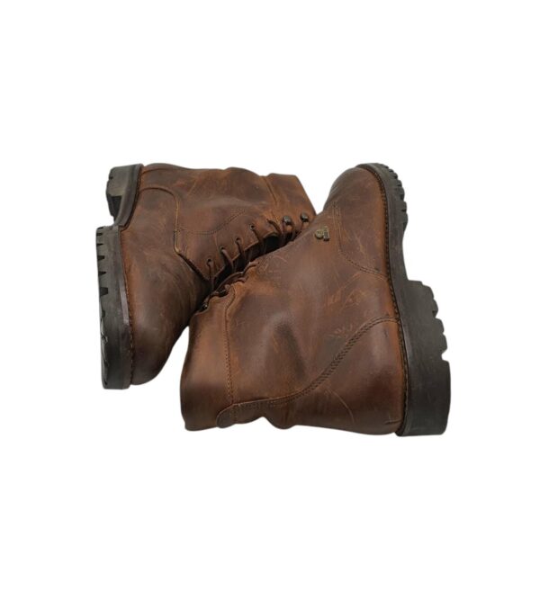 Ghete barbati Margom 40, piele, maro, imblanite - imagine 4