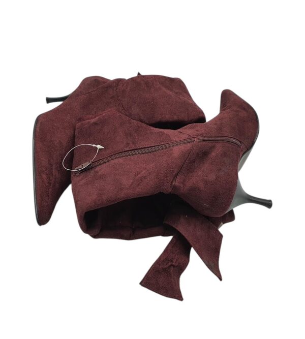 Cizme dama Graceland 39, material textil, maro - imagine 4