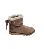 Cizme copii Tom Tailor 36, material textil, bej, imblanite