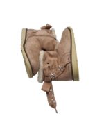 Cizme copii Tom Tailor 36, material textil, bej, imblanite - imagine 4
