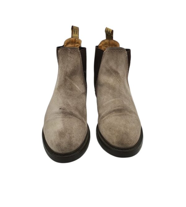 Botine dama Gant 40, piele intoarsa, gri - imagine 3