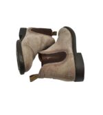Botine dama Gant 40, piele intoarsa, gri - imagine 4