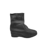Cizme dama Luftpolster 41, piele, negru, imblanite