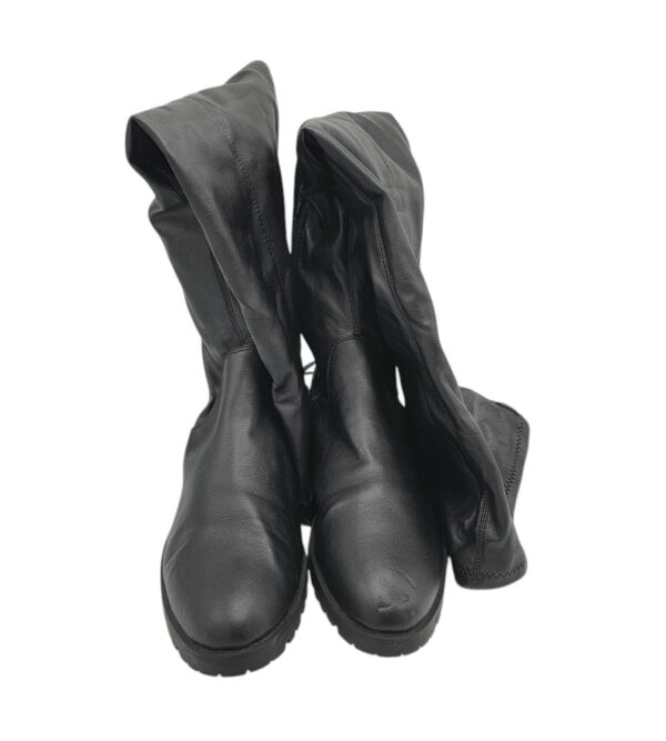 Cizme dama Anna Field 43, imitatie de piele, negru - imagine 3