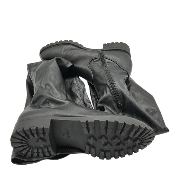 Cizme dama Anna Field 43, imitatie de piele, negru - imagine 4