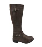 Cizme dama Lilley 39, imitatie de piele, maro