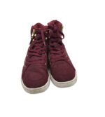 Ghete dama Vty 41, imitatie de piele, visiniu, captusite - imagine 3