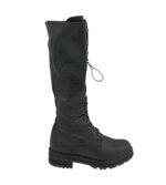 Cizme dama Pertini 40, piele, negru