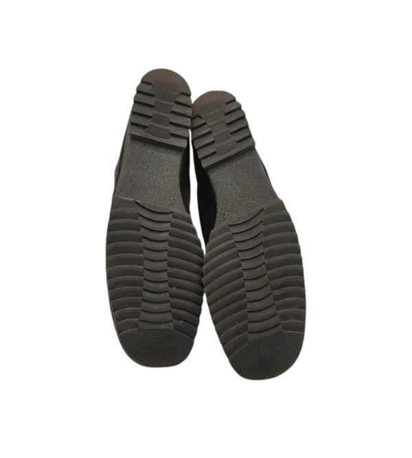 Cizme dama 38, piele intoarsa, maro, imblanite - imagine 5
