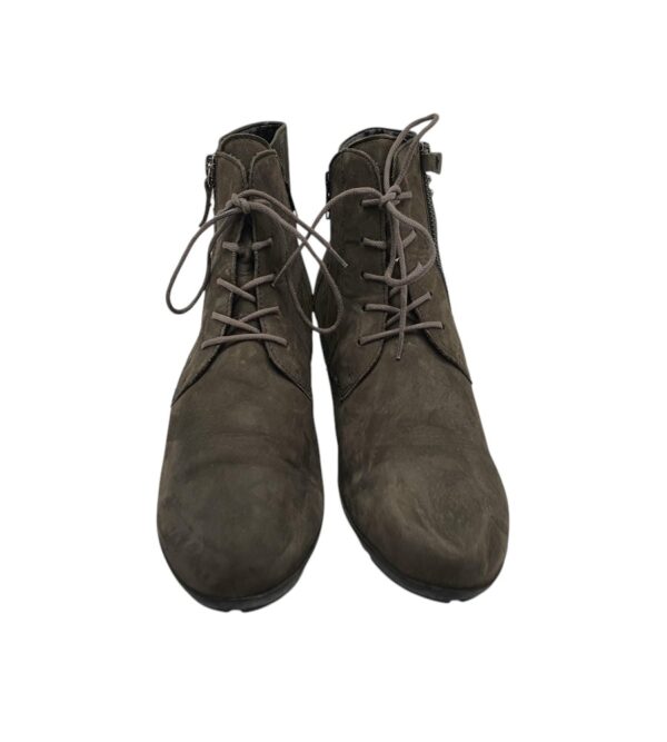 Botine dama Gabor 43, piele, gri - imagine 3