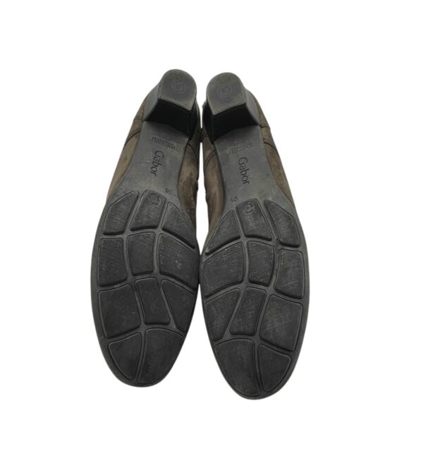 Botine dama Gabor 43, piele, gri - imagine 5