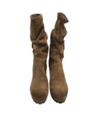 Cizme dama Jk Acid 39, piele intoarsa, maro - imagine 3