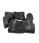 Cizme dama Graceland 38, imitatie de piele, negru, imblanite - imagine 4