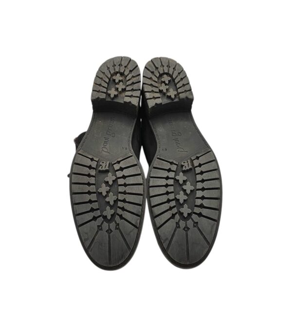 Ghete dama Paul Green 40, piele intoarsa, negru, imblanite - imagine 5