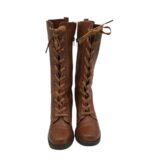 Cizme dama Anna Field 38, imitatie de piele, maro - imagine 2