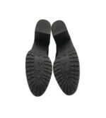 Botine dama 39, material textil, negru, imblanite - imagine 5
