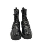 Ghete  dama 41, imitatie de piele, negru - imagine 3