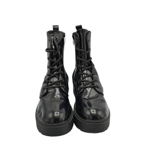 Ghete  dama 41, imitatie de piele, negru - imagine 3