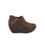Botine dama Skechers 38, material textil, maro