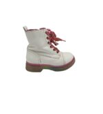 Ghete copii M & S 29, imitatie de piele, alb