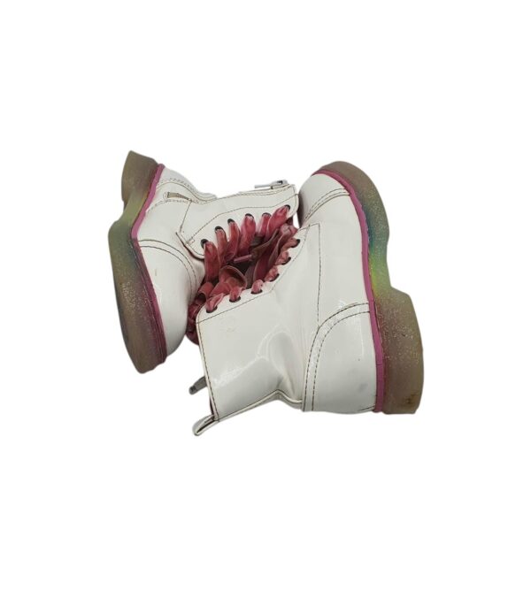 Ghete copii M & S 29, imitatie de piele, alb - imagine 4