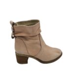 Cizme dama Suzanne 38, piele, bej