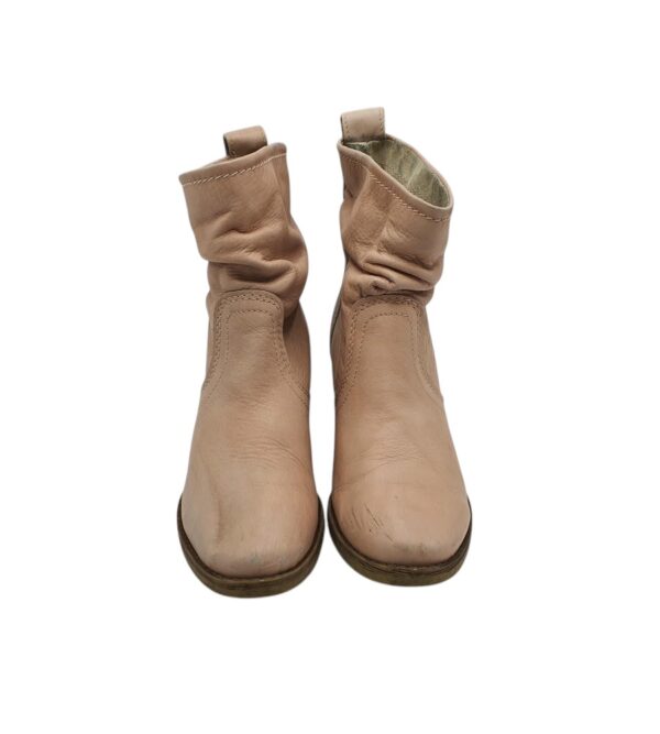 Cizme dama Suzanne 38, piele, bej - imagine 3