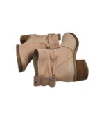 Cizme dama Suzanne 38, piele, bej - imagine 4