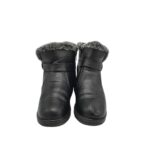 Ghete dama Cushion Walk 39, imitatie de piele, negru, imblanite - imagine 3