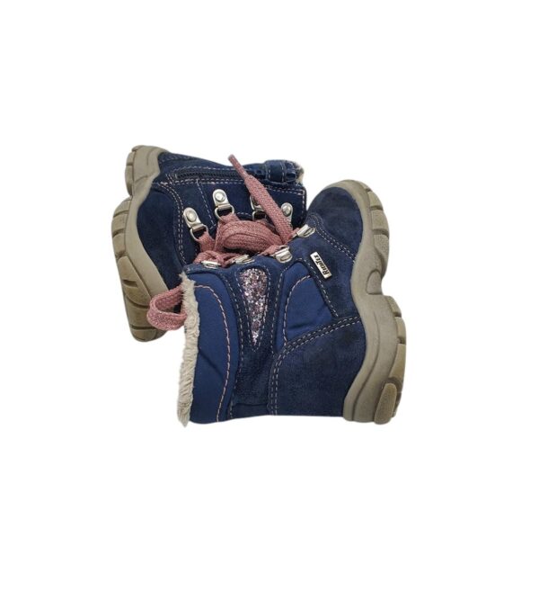 Ghete dama Richter 20, piele intoarsa, bleumarin - imagine 4