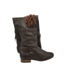 Cizme dama Faith 36, piele, maro