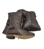Cizme dama Faith 36, piele, maro - imagine 4