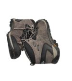 Ghete barbati Brutting 42, piele intoarsa, material textil gri negru - imagine 4