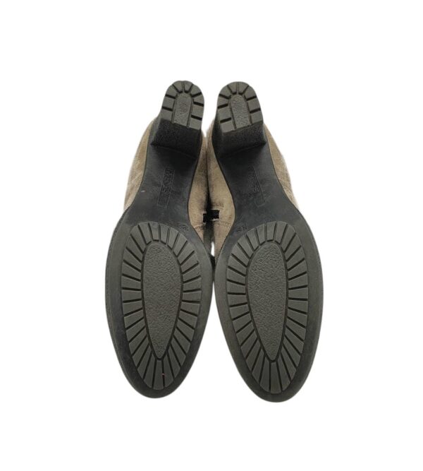Cizme dama Manas 38, piele intoarsa, imitatie de piele, gri - imagine 5