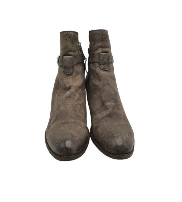 Botine dama Mjus 40, piele, bej - imagine 3