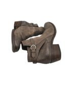 Botine dama Mjus 40, piele, bej - imagine 4